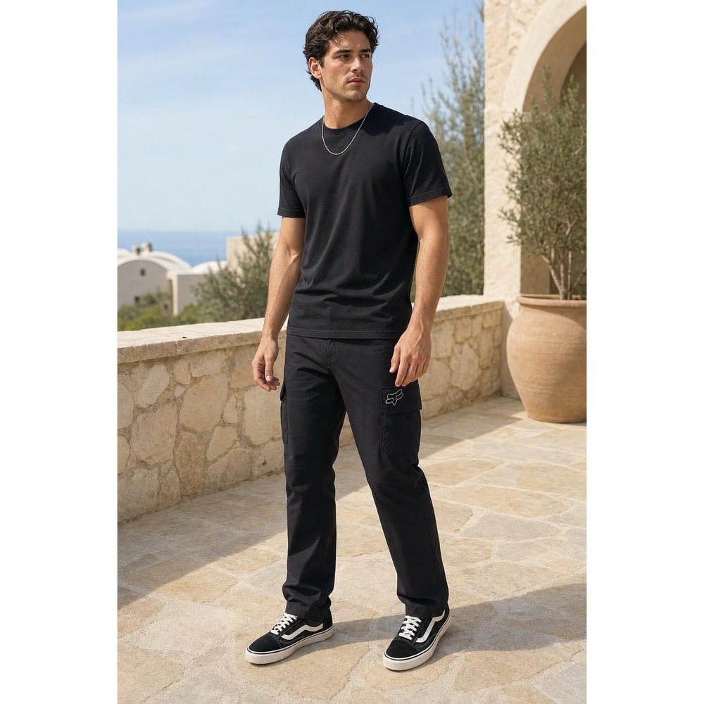 Fox Racing Essex Tech Pants Men's 36 Black Cargo Utility Motocross Mountain Bike